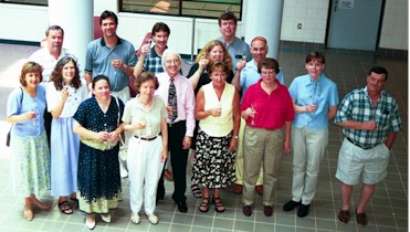 The 25th Reunion photo op...